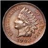 Image 2 : 1902 Indian Cent 1c Grades Select+ Unc BN