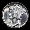 Image 2 : 1938-s Mercury Dime 10c Grades GEM+ FSB