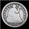 Image 2 : 1848-o Seated Liberty Half Dime 1/2 10c Grades vg+