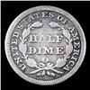 Image 3 : 1848-o Seated Liberty Half Dime 1/2 10c Grades vg+
