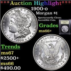 ***Auction Highlight*** 1900-o Morgan Dollar $1 Graded GEM++ Unc by USCG (fc)