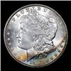 Image 2 : 1888-p Rainbow Toned Morgan Dollar $1 Grades Select+ Unc