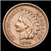 Image 2 : 1859 Indian Cent 1c Grades Select AU