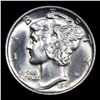 Image 2 : 1941-p Mercury Dime 10c Grades Select+ Unc