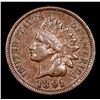 Image 2 : 1891 Indian Cent 1c Grades xf+
