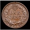 Image 3 : 1891 Indian Cent 1c Grades xf+