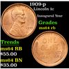 Image 1 : 1909-p Lincoln Cent 1c Grades Choice Unc RB