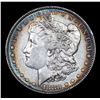 Image 2 : 1880-p Rainbow Toned Morgan Dollar $1 Grades Choice AU/BU Slider