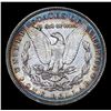 Image 3 : 1880-p Rainbow Toned Morgan Dollar $1 Grades Choice AU/BU Slider