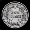 Image 3 : 1908-p Barber Dime 10c Grades Choice AU