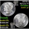 Image 1 : 1878-s Morgan Dollar $1 Grades Select Unc+ PL