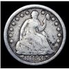 Image 2 : 1853-p Seated Liberty Half Dime 1/2 10c Grades f+