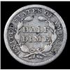 Image 3 : 1853-p Seated Liberty Half Dime 1/2 10c Grades f+