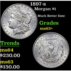 1897-s Morgan Dollar $1 Grades Select+ Unc