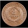 Image 3 : 1865 Two Cent Piece 2c Grades vf++