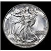 Image 2 : 1942-p Walking Liberty Half Dollar 50c Grades Choice+ Unc