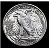 Image 3 : 1942-p Walking Liberty Half Dollar 50c Grades Choice+ Unc