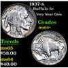 Image 1 : 1937-s Buffalo Nickel 5c Grades Choice+ Unc