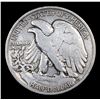 Image 3 : 1916-p Walking Liberty Half Dollar 50c Grades f+