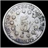 Image 3 : 1875 Shield Nickel 5c Grades vf details
