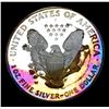 Image 3 : 2006 Silver Eagle Dollar $1 Grades GEM++ Proof Deep Cameo