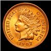 Image 2 : ***Auction Highlight*** 1907 Indian Cent 1c Graded GEM++ RD By USCG (fc)