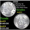 Image 1 : 1900 Liberty Nickel 5c Grades Choice+ Unc