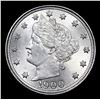 Image 2 : 1900 Liberty Nickel 5c Grades Choice+ Unc
