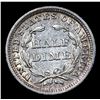 Image 3 : 1841-p Seated Liberty Half Dime 1/2 10c Grades Select AU
