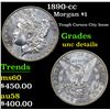 Image 1 : 1890-cc Morgan Dollar $1 Grades Unc Details