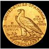Image 3 : ***Auction Highlight*** 1915-p Gold Indian Half Eagle $5 Graded Select Unc By USCG (fc)