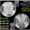 Image 1 : 1887-p Morgan Dollar $1 Grades Choice Unc+ PL