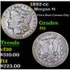 Image 1 : 1892-cc Morgan Dollar $1 Grades f+