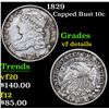 Image 1 : 1829 Capped Bust Dime 10c Grades vf details