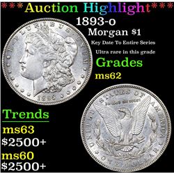 ***Auction Highlight*** 1893-o Morgan Dollar $1 Graded Select Unc By USCG (fc)