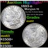 Image 1 : ***Auction Highlight*** 1893-o Morgan Dollar $1 Graded Select Unc By USCG (fc)