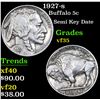 Image 1 : 1927-s Buffalo Nickel 5c Grades vf++