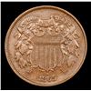 Image 2 : 1865 Two Cent Piece 2c Grades Choice AU