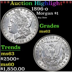 ***Auction Highlight*** 1896-o Morgan Dollar $1 Graded Select Unc By USCG (fc)