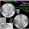 Image 1 : ***Auction Highlight*** 1883-s Morgan Dollar $1 Graded GEM Unc By USCG (fc)