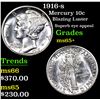 Image 1 : 1916-s Mercury Dime 10c Grades GEM+ Unc