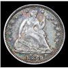 Image 2 : 1858-p Seated Liberty Half Dime 1/2 10c Grades Select AU