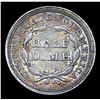 Image 3 : 1858-p Seated Liberty Half Dime 1/2 10c Grades Select AU