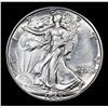 Image 2 : 1945-d Walking Liberty Half Dollar 50c Grades Select Unc