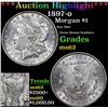Image 1 : ***Auction Highlight*** 1897-o Morgan Dollar $1 Graded Select Unc By USCG (fc)