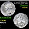 Image 1 : 1973 Mint Error, Off center & Broadstruck Washington Quarter 25c Grades Select+ Unc