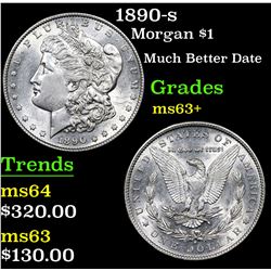 1890-s Morgan Dollar $1 Grades Select+ Unc