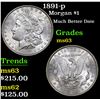 Image 1 : 1891-p Morgan Dollar $1 Grades Select Unc
