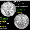 Image 1 : 1898-o Morgan Dollar $1 Grades Choice+ Unc
