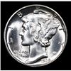 Image 2 : 1938-d Mercury Dime 10c Grades GEM++ FSB